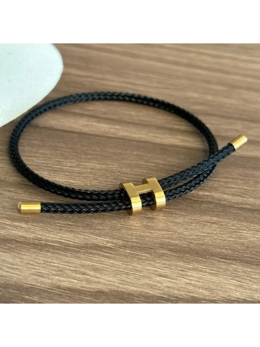 Black rope bracelet Q710